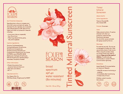 Product Labels (203 Four Seasons)